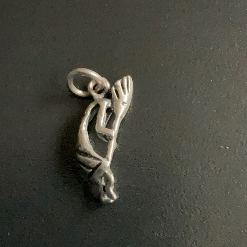 Silver 925 kokopelli vintage charm pendant